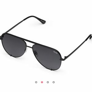 Quay High Key Mini Sunglasses Black